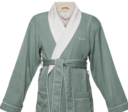 Brushed Microfiber Robe Lined in Terry | Style: DSM4000