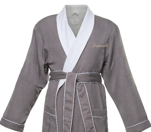 Brushed Microfiber Robe Lined in Terry | Style: DSM4000