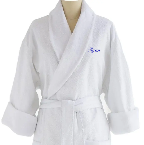 Diamond Jacquard Minx Plush Lined Robe | Style: DJT7100