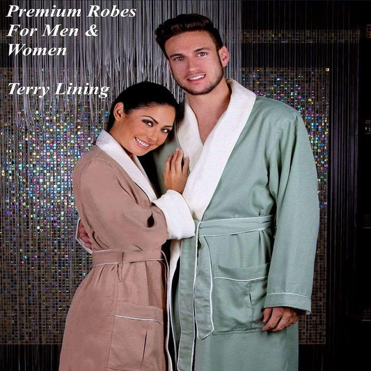 Brushed Microfiber Robe Lined in Terry | Style: DSM4000 - Luxury Hotel & Spa Robes by Chadsworth & Haig