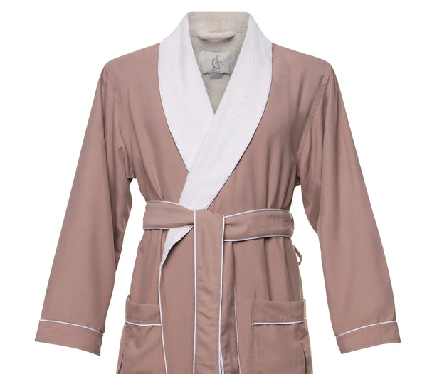 Brushed Microfiber Robe Lined in Terry | Style: DSM4000