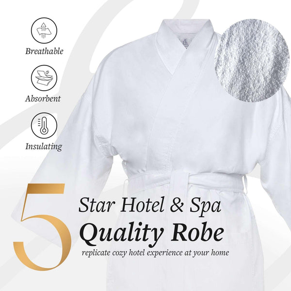 Essentials Light Weight Terry Kimono Robe | STYLE: ETK8000 - Luxury Hotel & Spa Robes by Chadsworth & Haig