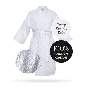 Essentials Light Weight Terry Kimono Robe | STYLE: ETK8000 - Luxury Hotel & Spa Robes by Chadsworth & Haig