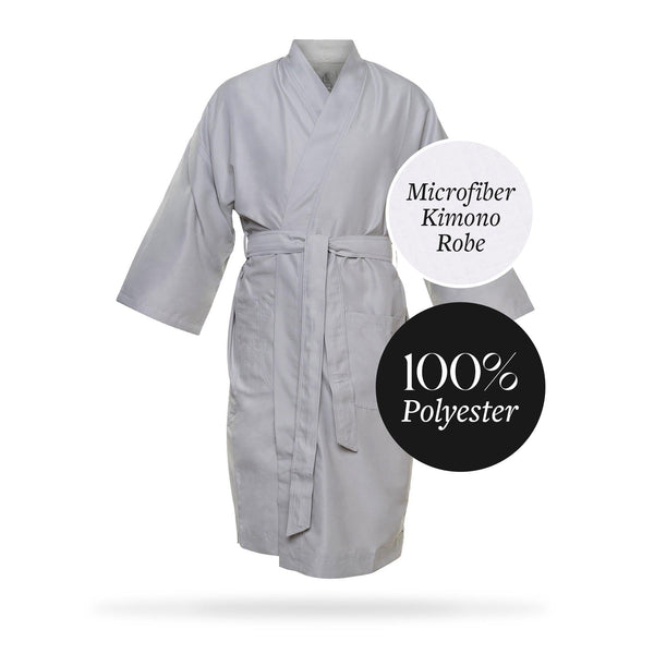 Microfiber Plush Kimono Robe with Minx Plush Lining | Style: MPK3000 - Luxury Hotel & Spa Robes by Chadsworth & Haig