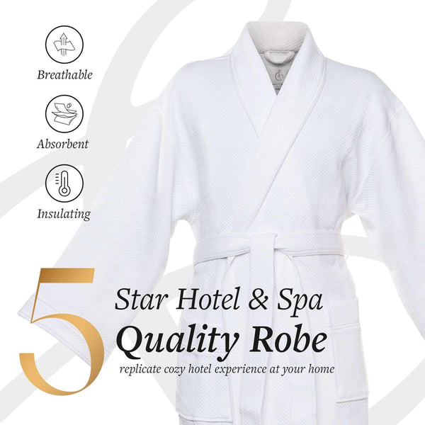 Pure Elegance Modal Diamond Jacquard Robe | Style: MD5000 - Luxury Hotel & Spa Robes by Chadsworth & Haig