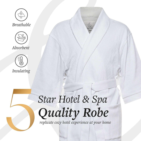 Waffle Knit Regent Classic Robe | Style: RC6000 - Luxury Hotel & Spa Robes by Chadsworth & Haig