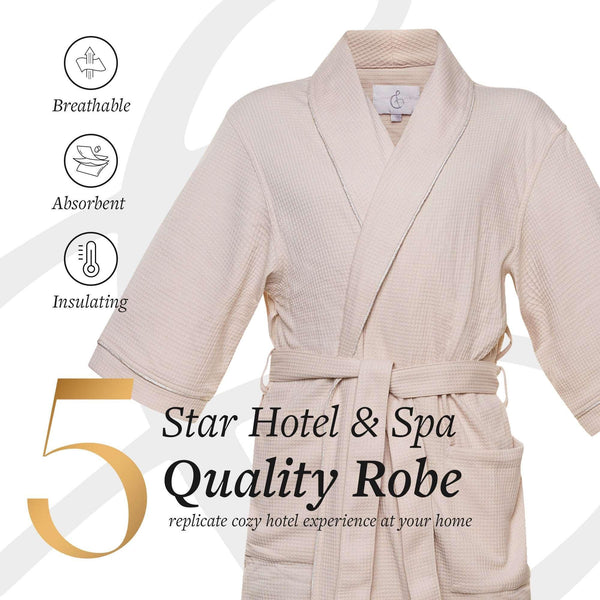 Waffle Knit Regent Classic Robe | Style: RC6000 - Luxury Hotel & Spa Robes by Chadsworth & Haig